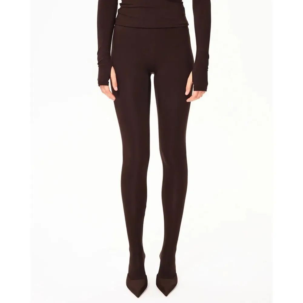KHY Footed Leggings in ‘Chocolate’